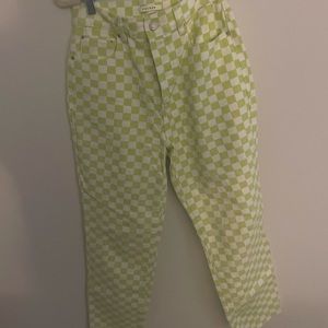 pacsun checkered jeans